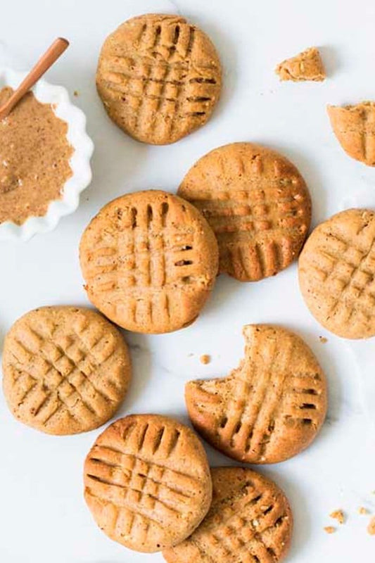 Galletas de crema de nueces sin harina de trigo