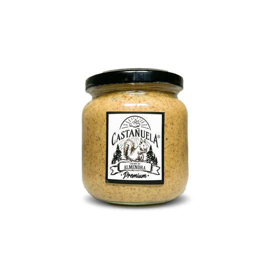 Crema de almendras Castañuela en frasco de vidrio, 200 g, 100% natural