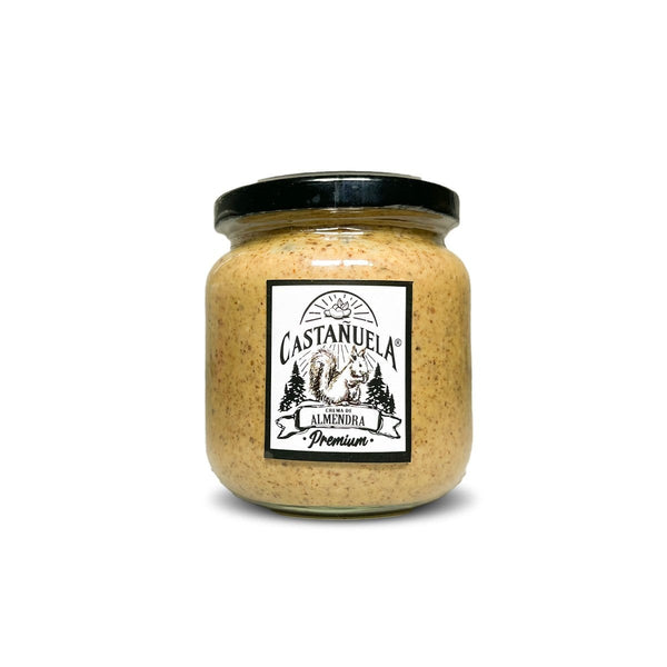 Crema de almendras Castañuela en frasco de vidrio, 200 g, 100% natural